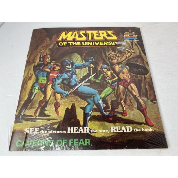 Caverns Of Fear Vintage MOTU Masters Of The Universe Golden Book 1983 He-Man New - Picture 6 of 9